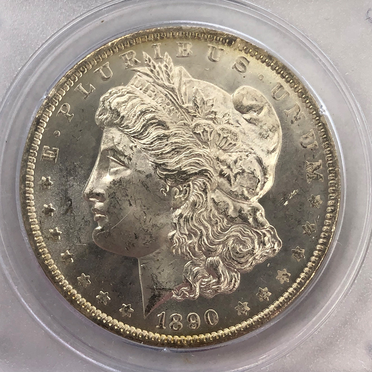 1890-O Morgan Silver Dollar PCGS MS62