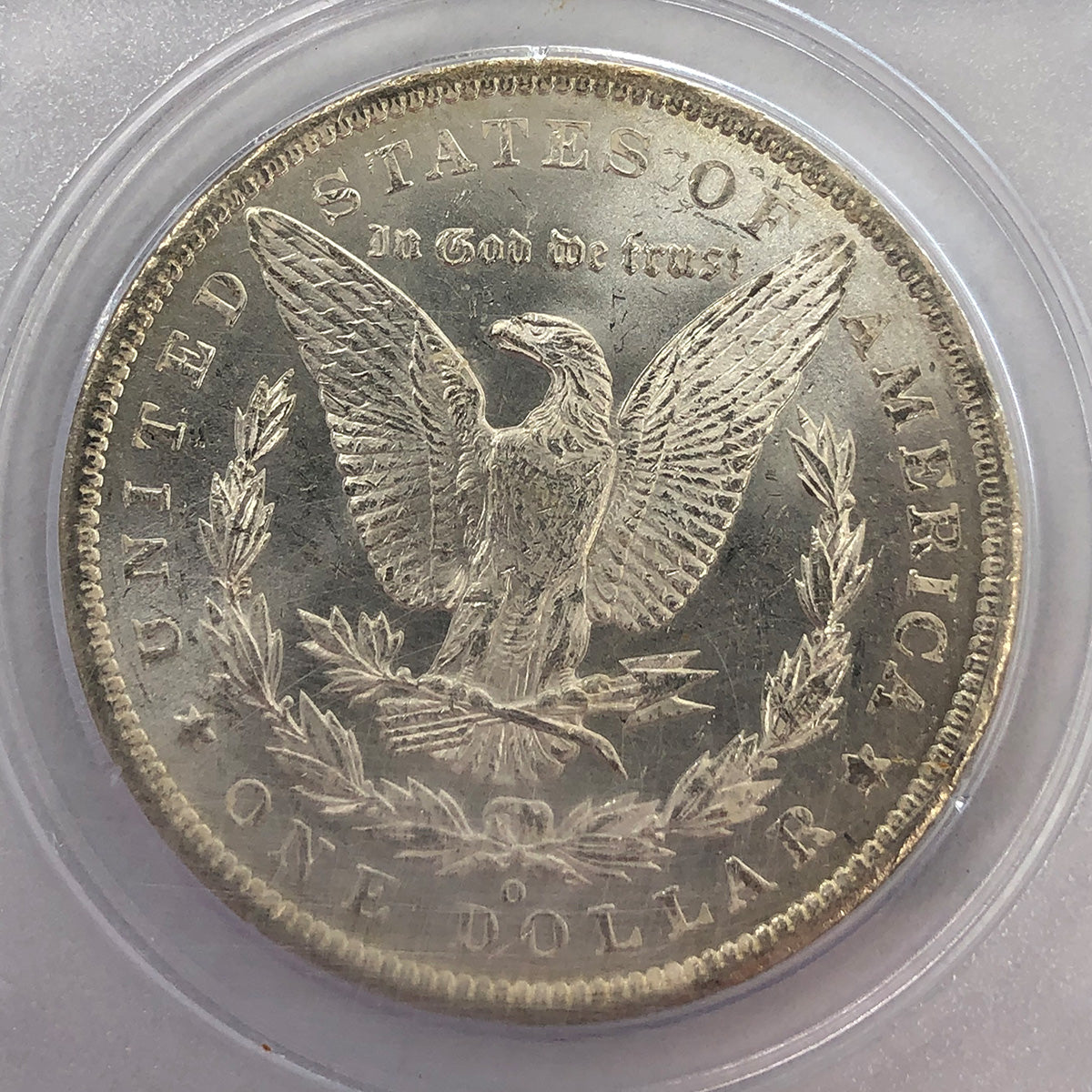 1890-O Morgan Silver Dollar PCGS MS62