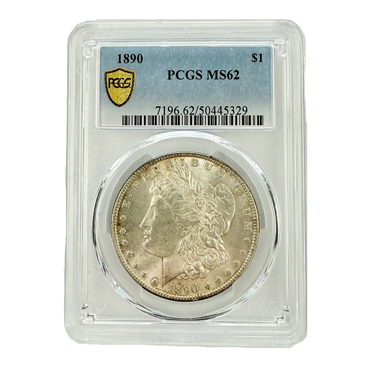 1890 Morgan Silver Dollar PCGS MS62