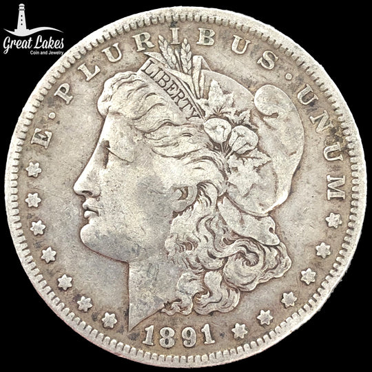 1891-O Morgan Silver Dollar (VF)