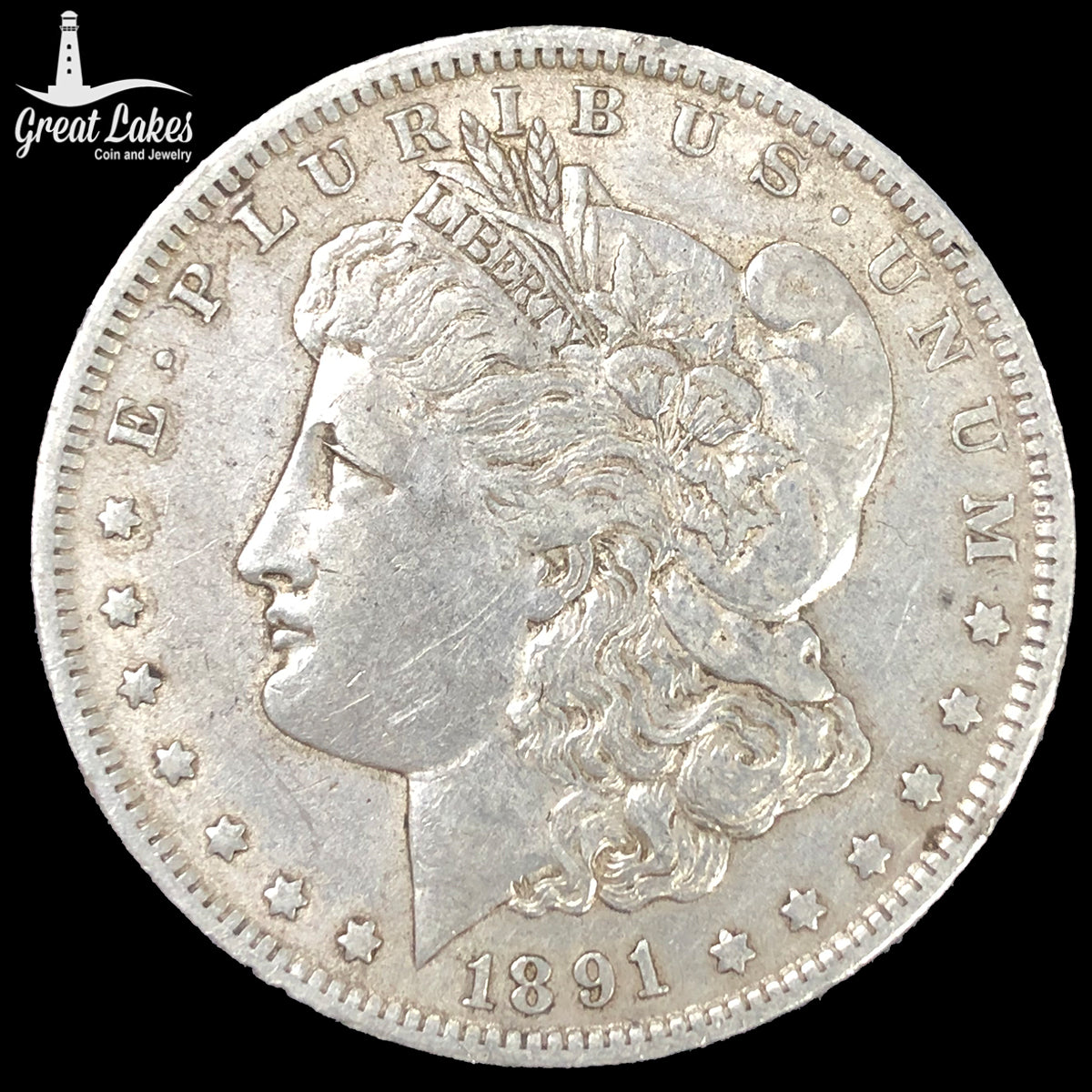 1891-O Morgan Silver Dollar (XF Details)