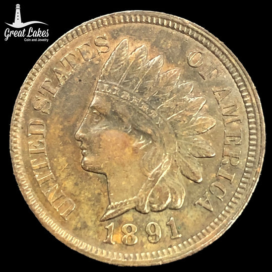 1891 Indian Head Cent (XF)