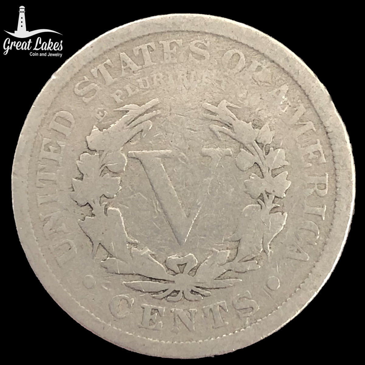 1891 Liberty Head V Nickel (G)