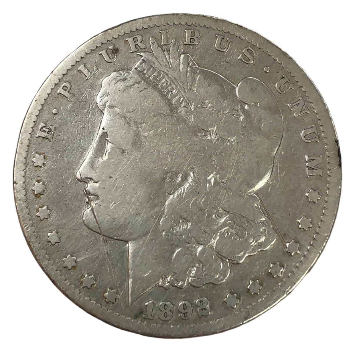 1892-CC Morgan Silver Dollar (G Details)
