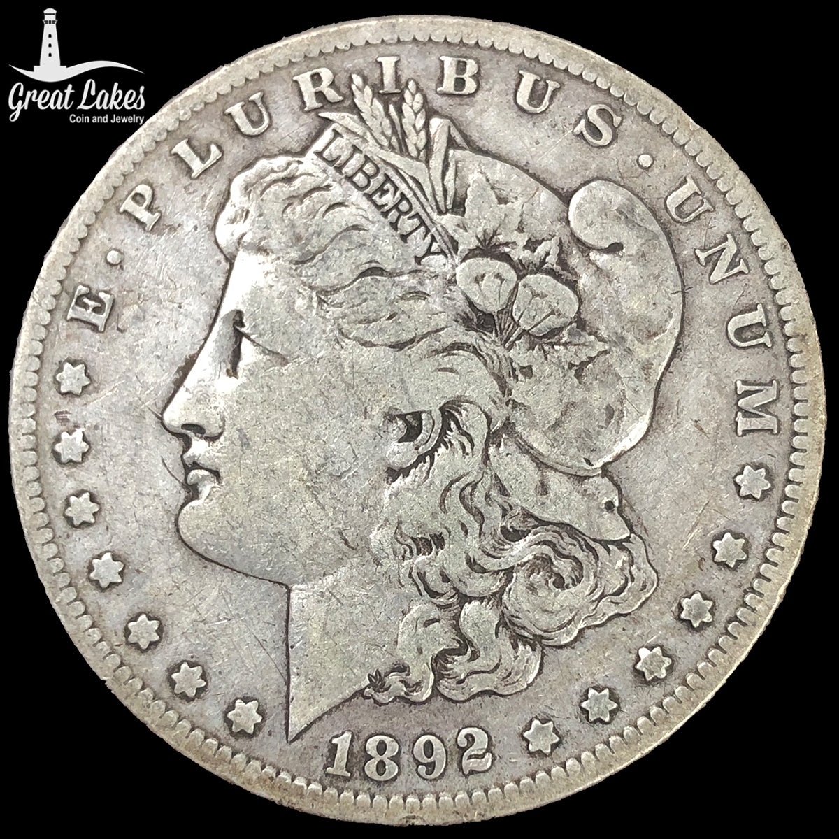 1892-S Morgan Silver Dollar (VF)