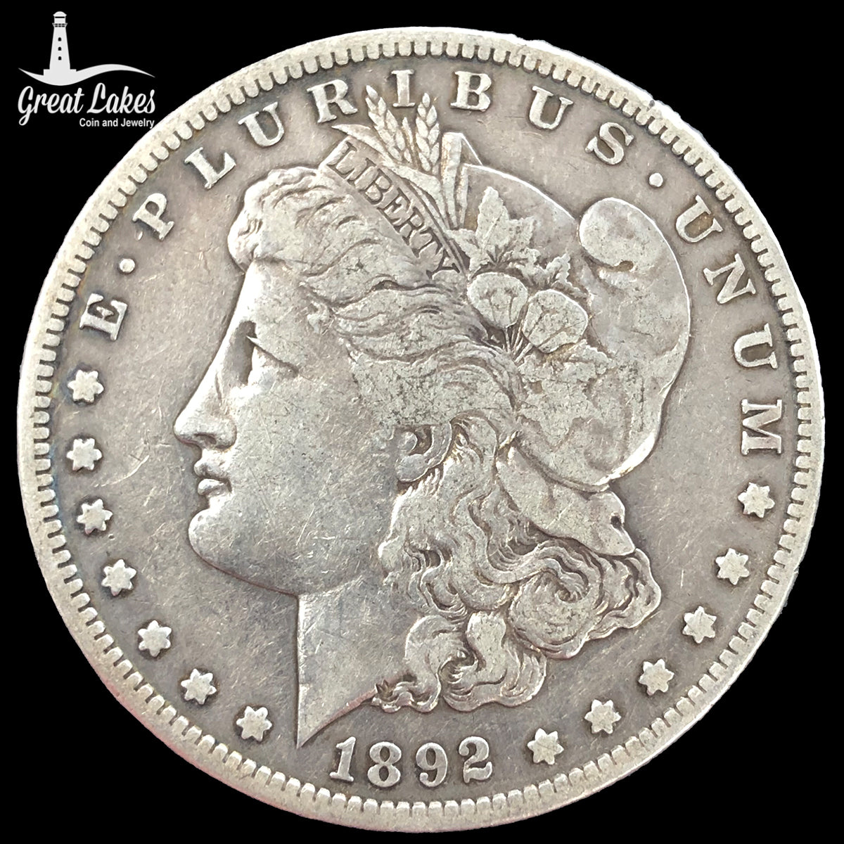 1892-S Morgan Silver Dollar (VF Details)