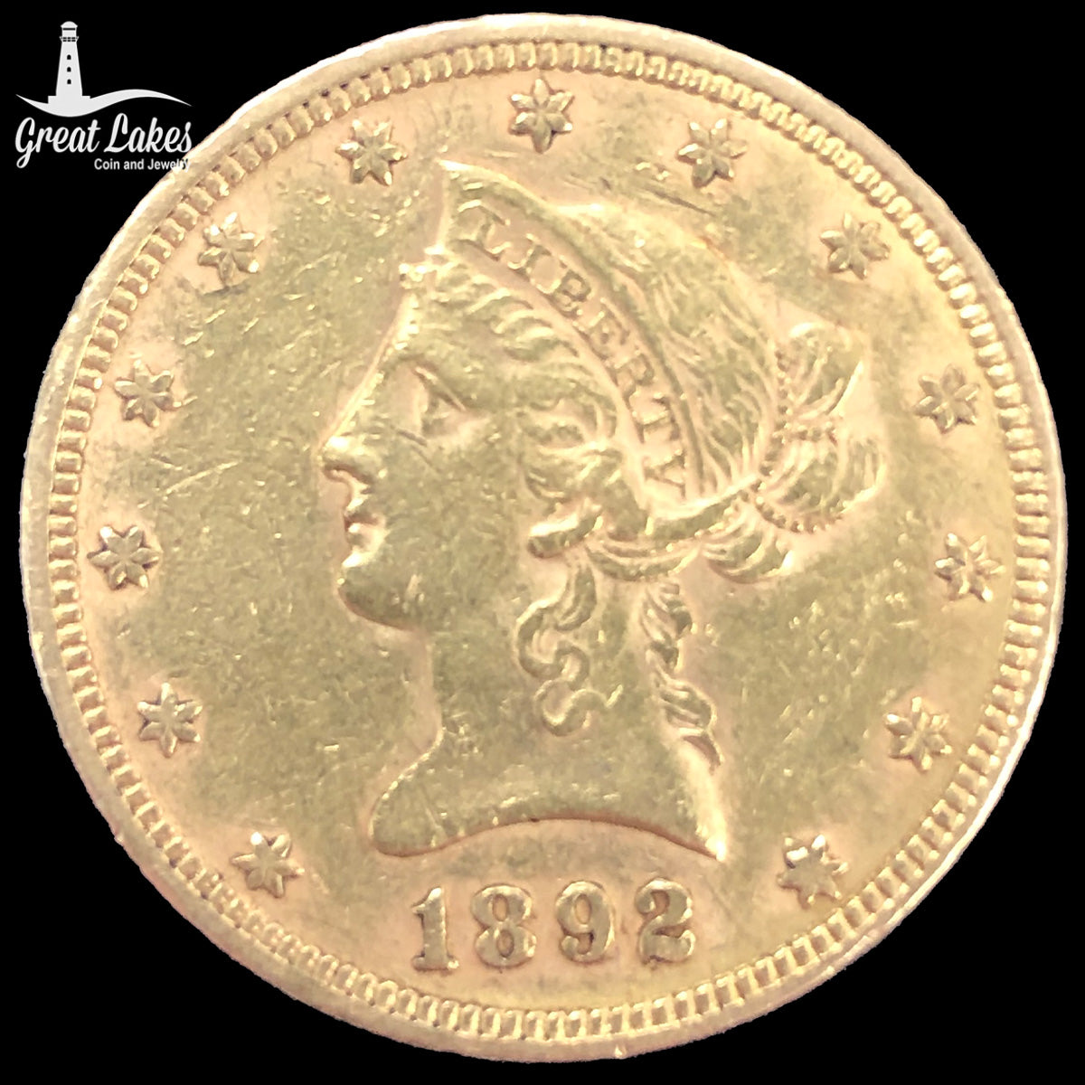 1892 $10 Liberty Gold Eagle (XF)