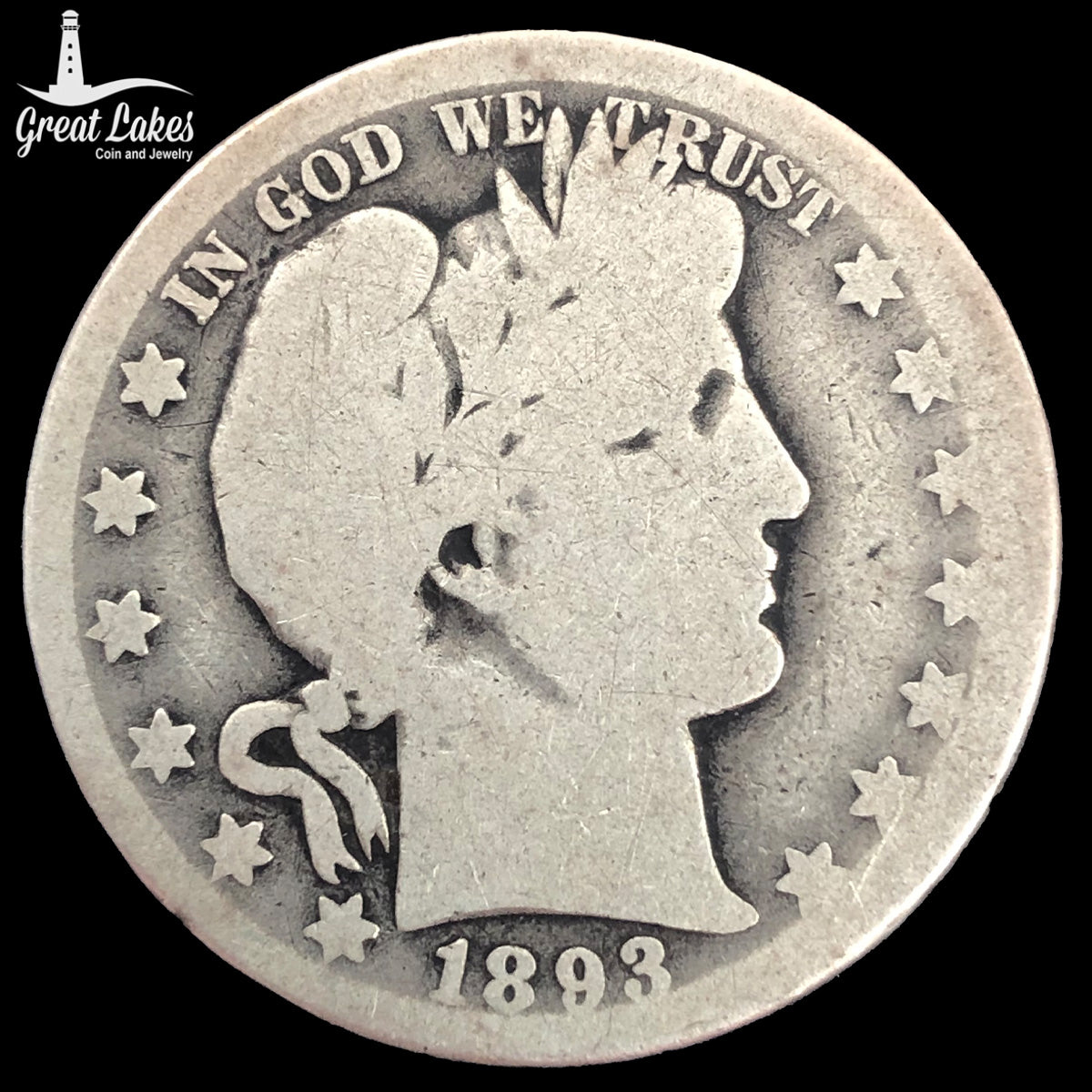 1893-O Barber Half Dollar (AG)
