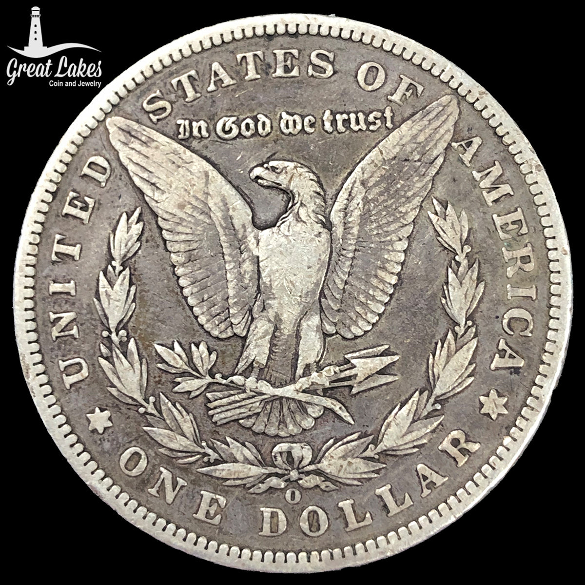 1893-O Morgan Silver Dollar (VF)