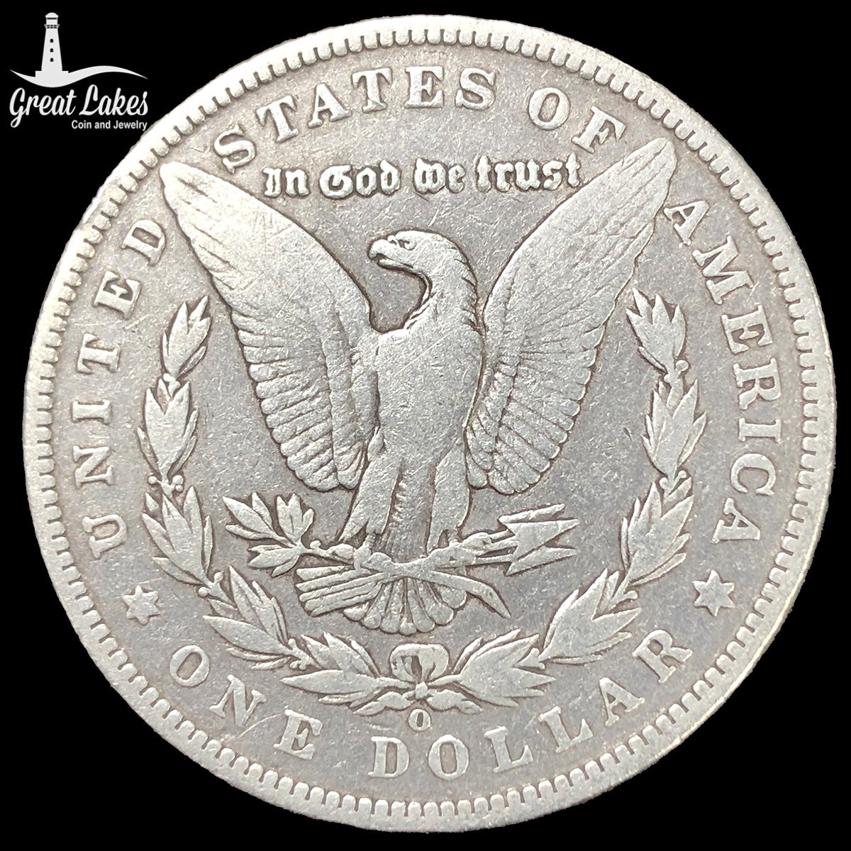 1893-O Morgan Silver Dollar (VG Details)