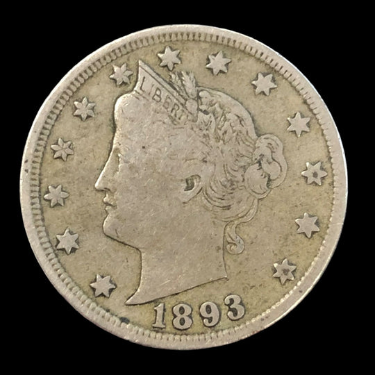 1893 Liberty Head Nickel (F)
