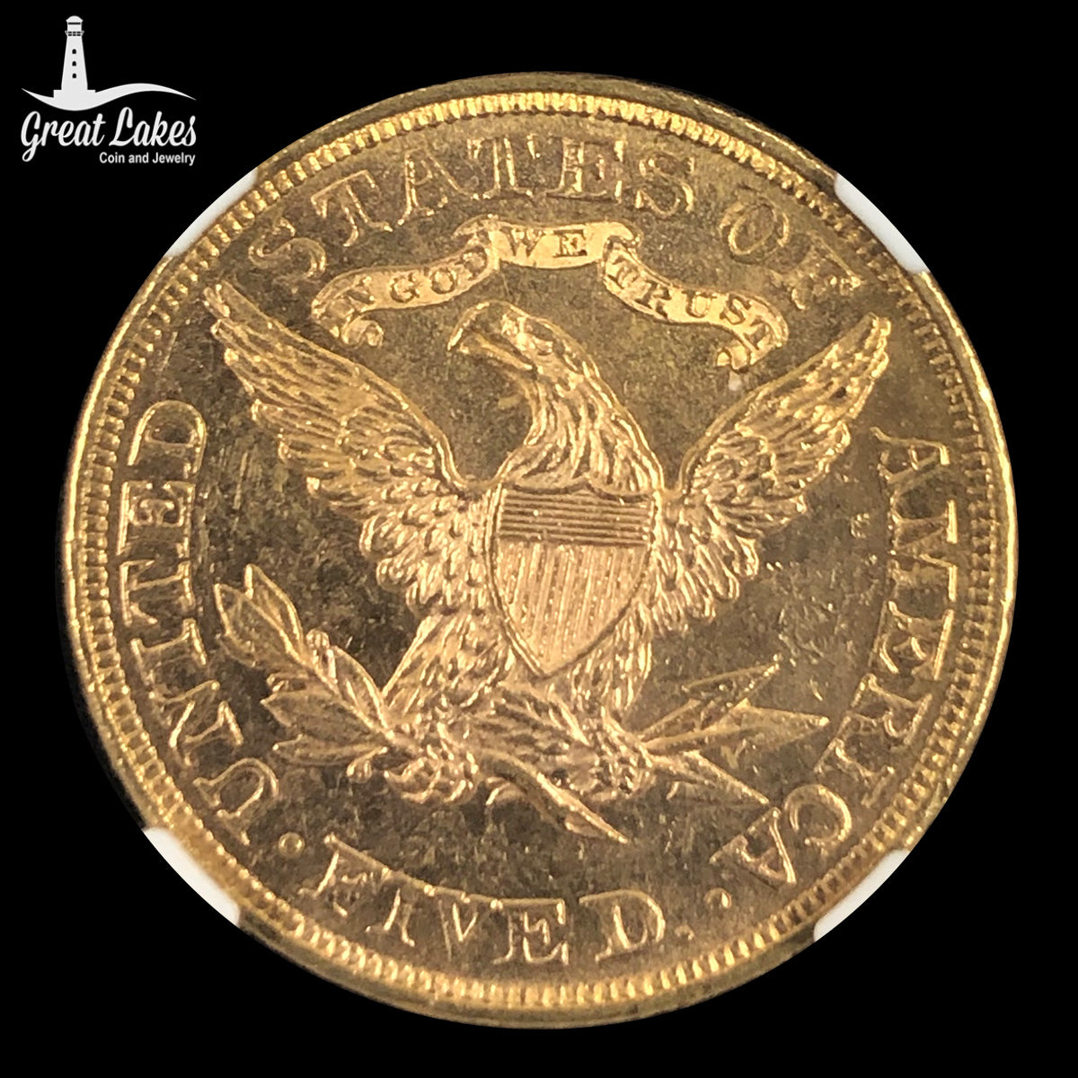 1893 $5 Liberty Gold Half Eagle NGC MS63 PL
