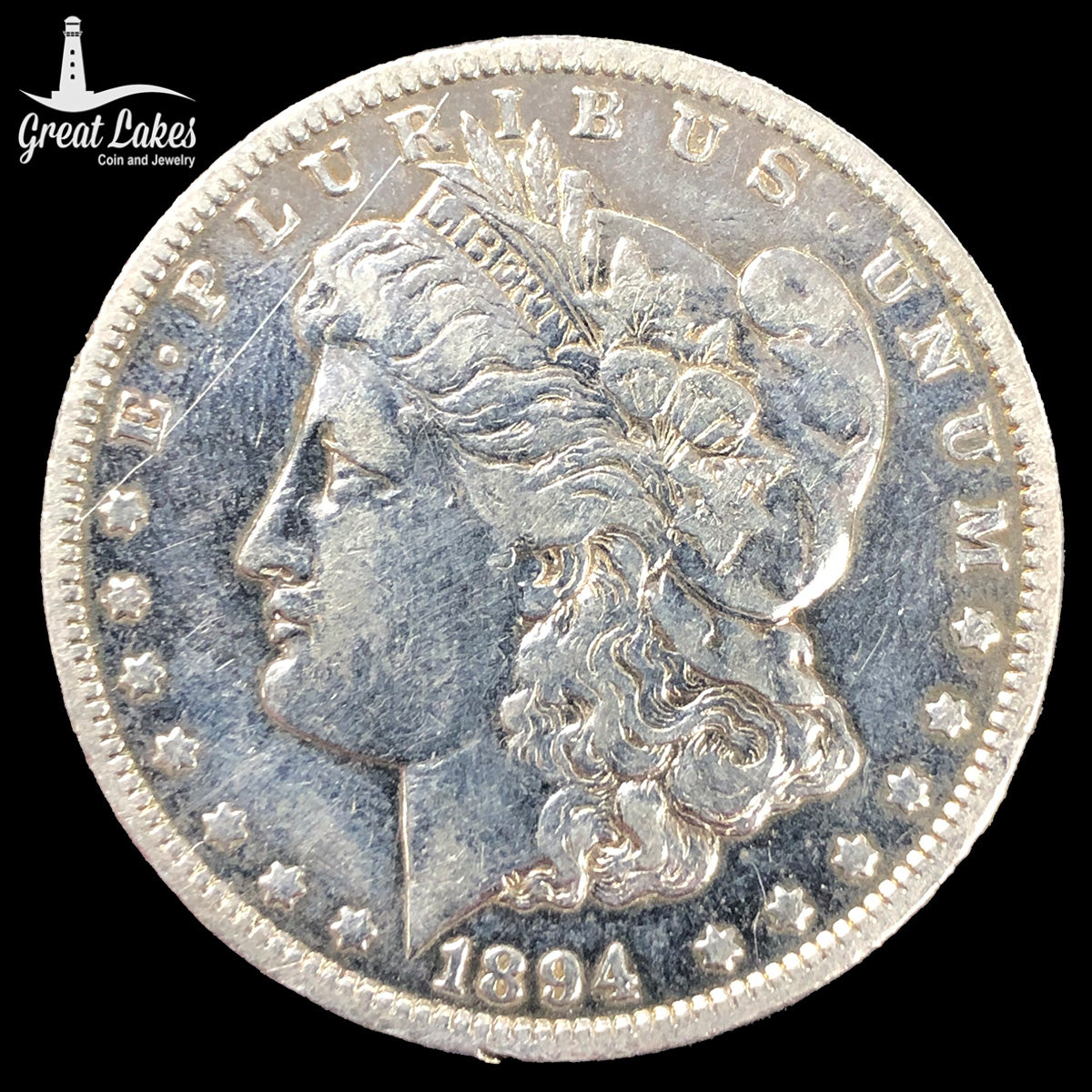 1894-O Morgan Silver Dollar (VF Details)