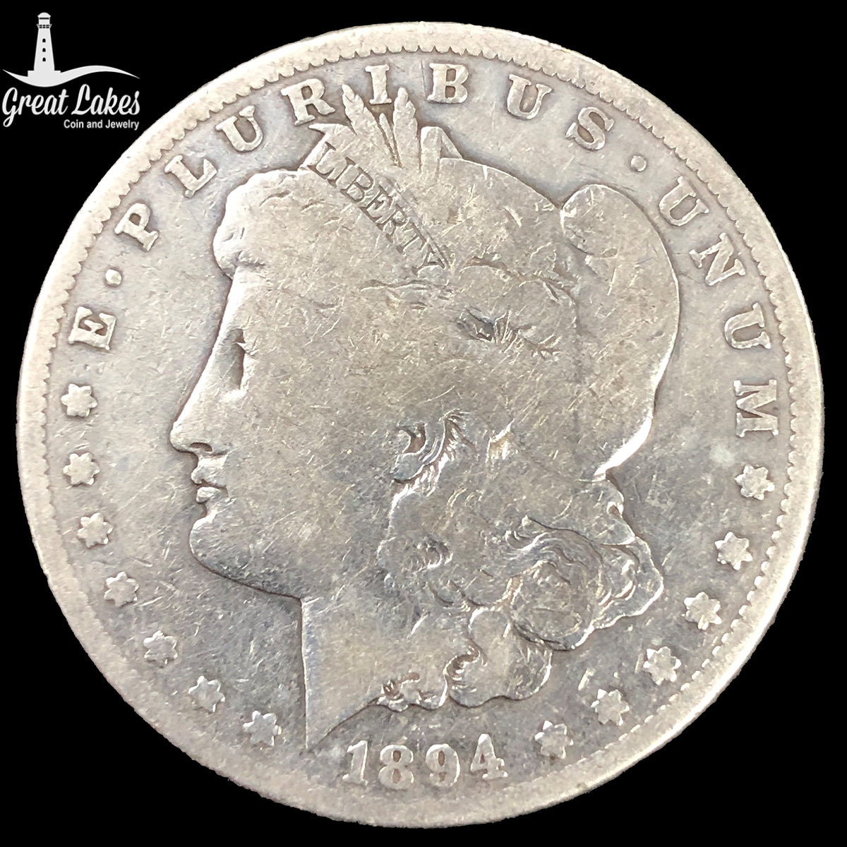 1894-S Morgan Silver Dollar (G Details)