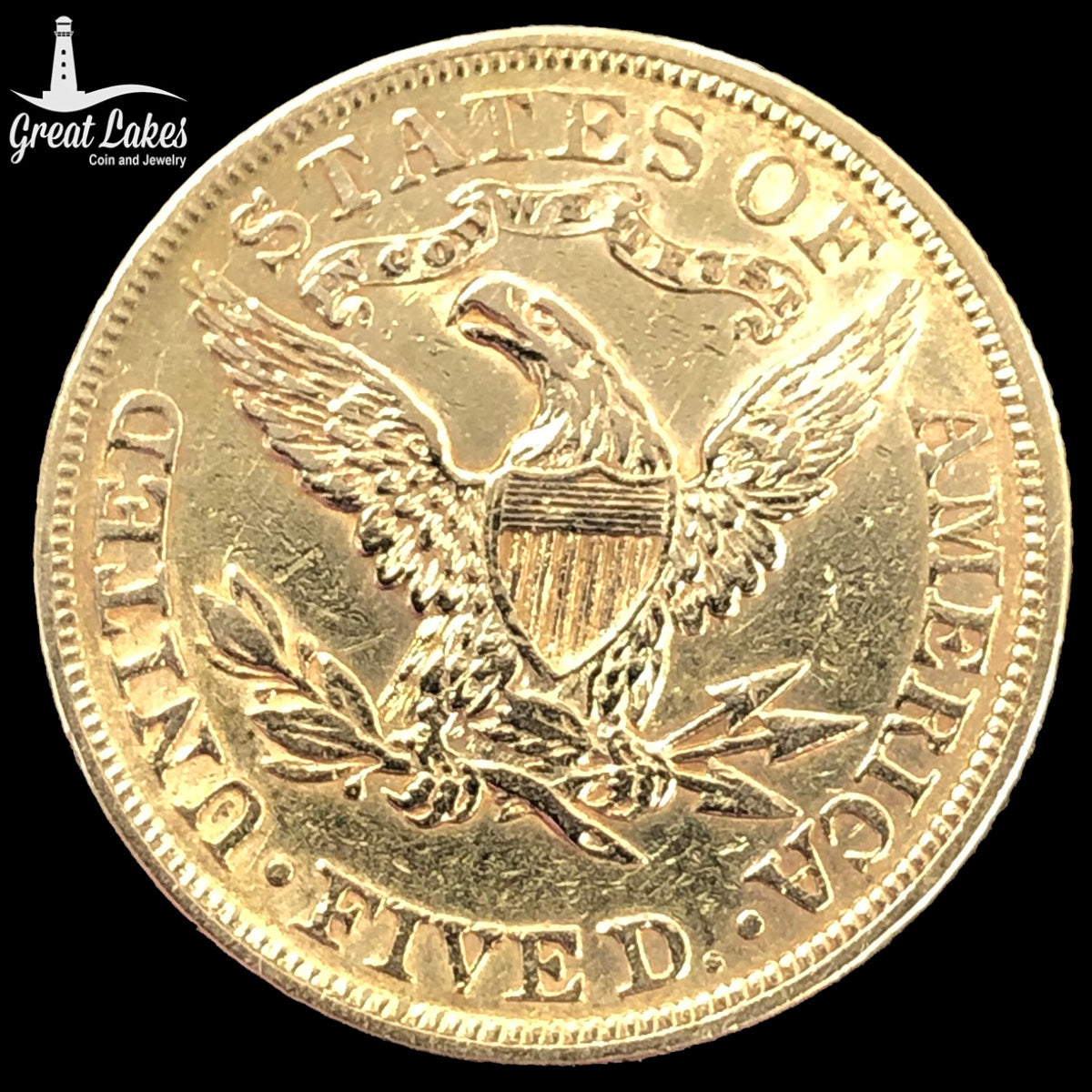 1894 $5 Liberty Gold Half Eagle (Low Premium)