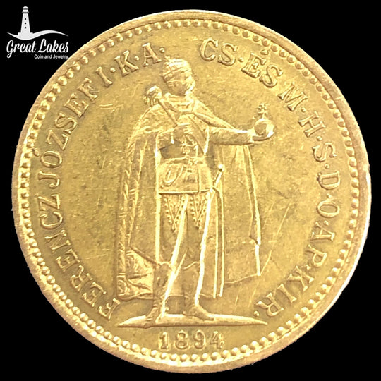 1894 KB Hungary Gold 10 Korona