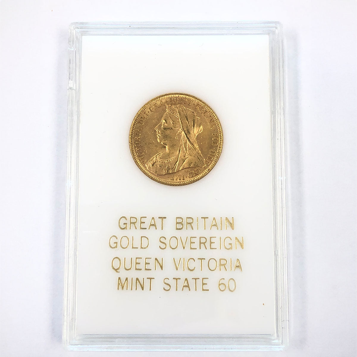 1895 British Gold Sovereign (MS60)