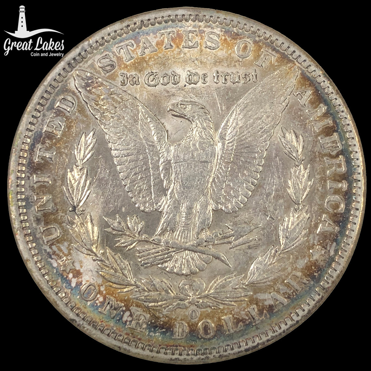1896-O Morgan Silver Dollar ANACS AU55