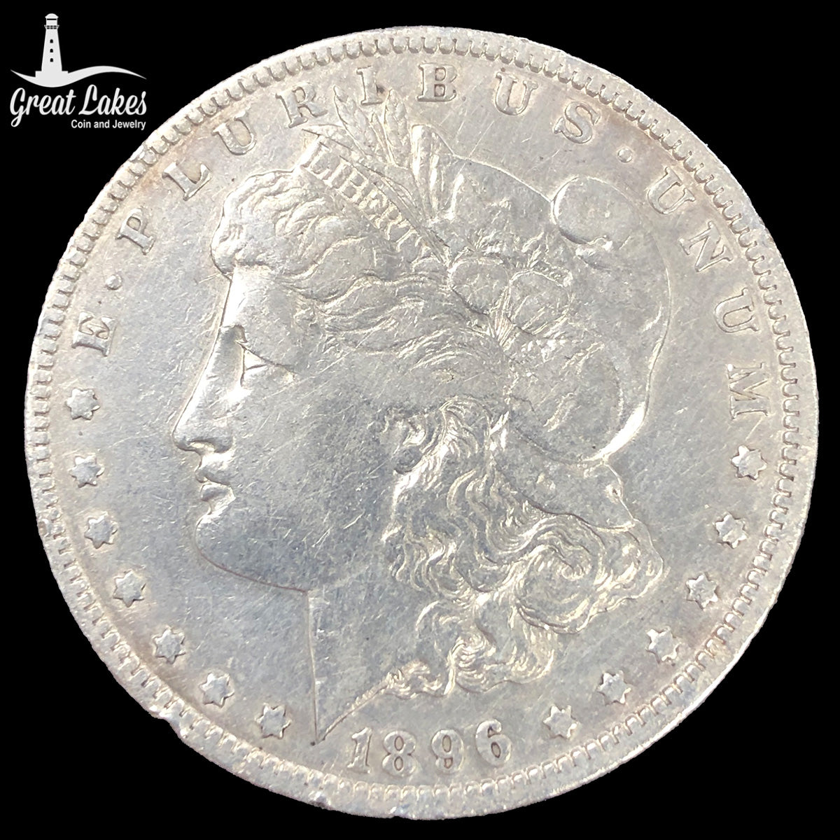 1896-O Morgan Silver Dollar (F Details)