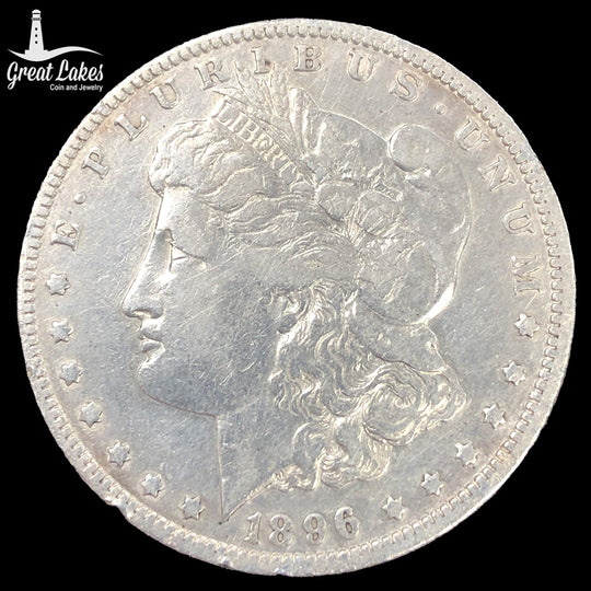 1896-O Morgan Silver Dollar (F Details)