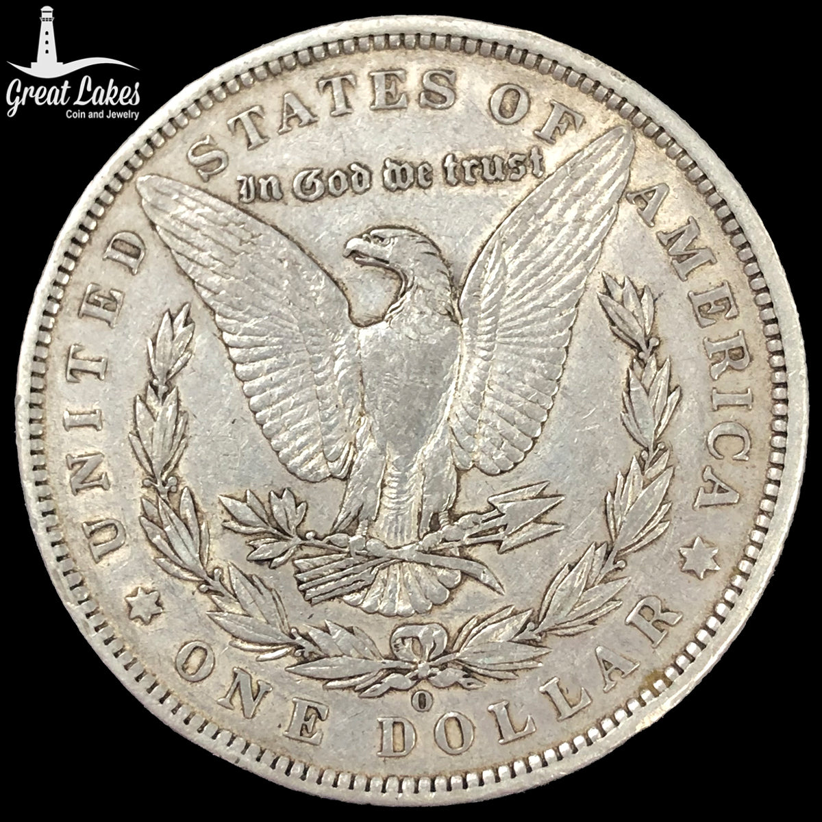 1896-O Morgan Silver Dollar (XF)