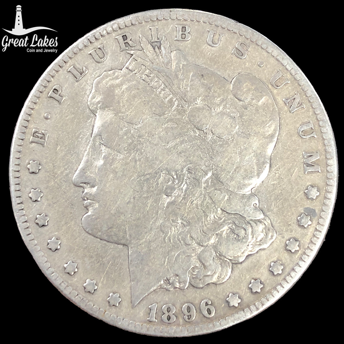 1896-S Morgan Silver Dollar (F Details)