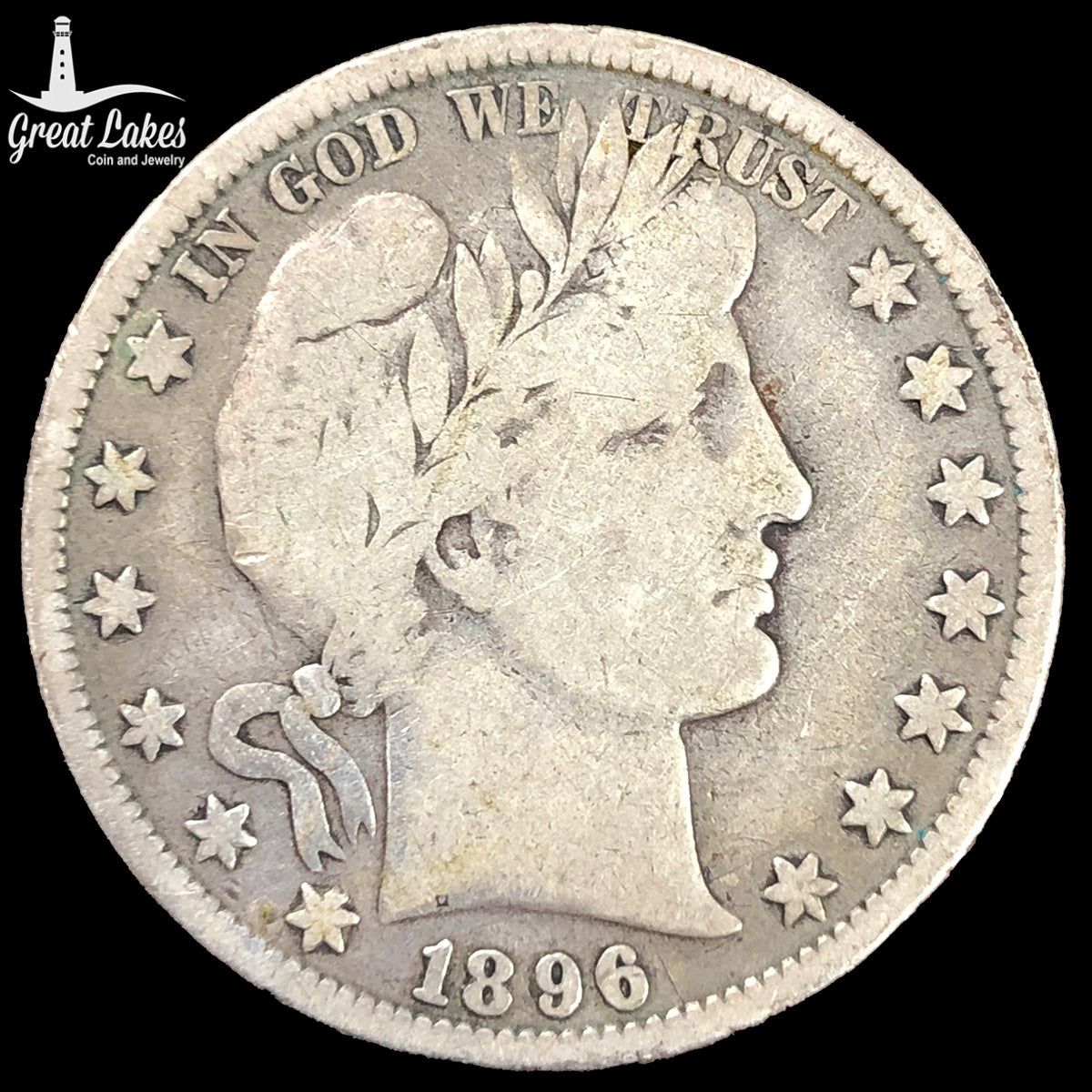 1896 Barber Half Dollar (VG)