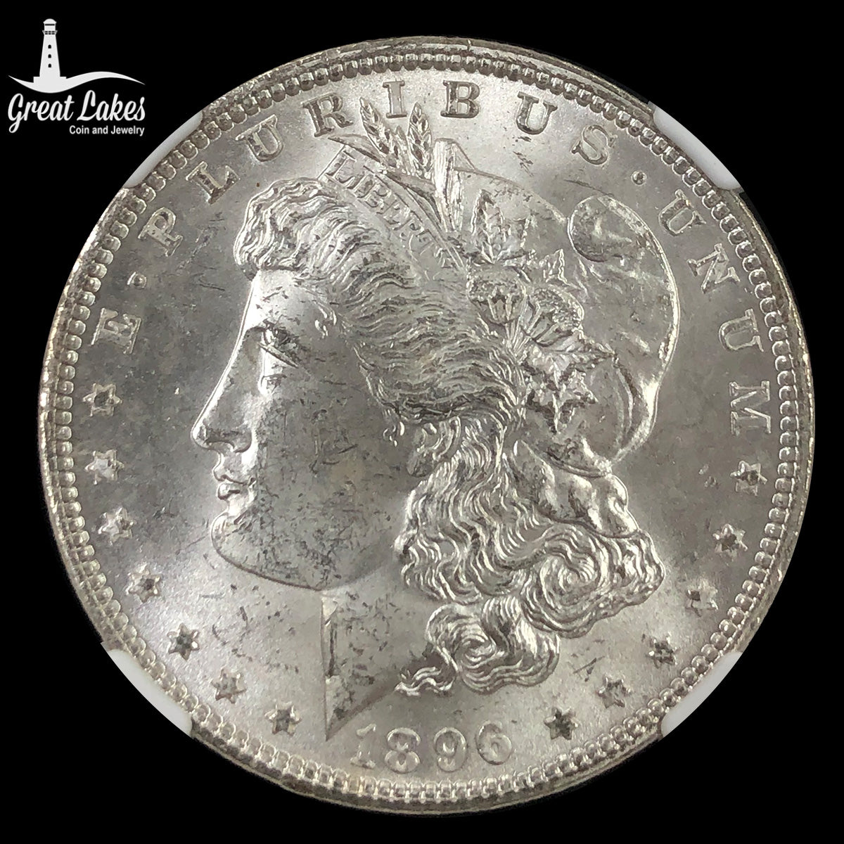 1896 Morgan Silver Dollar NGC MS63