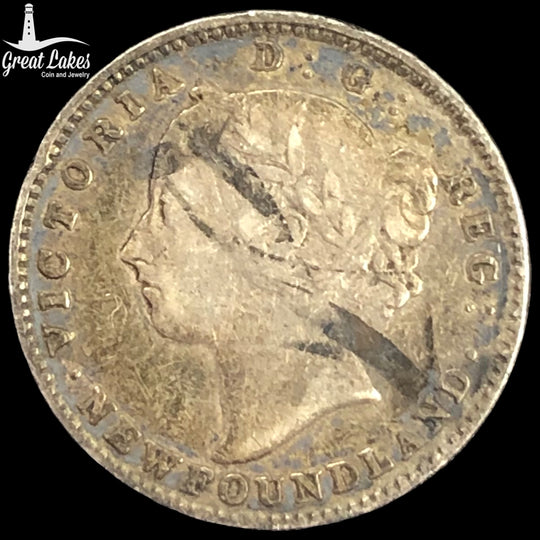 1896 New Foundland 10 Cents