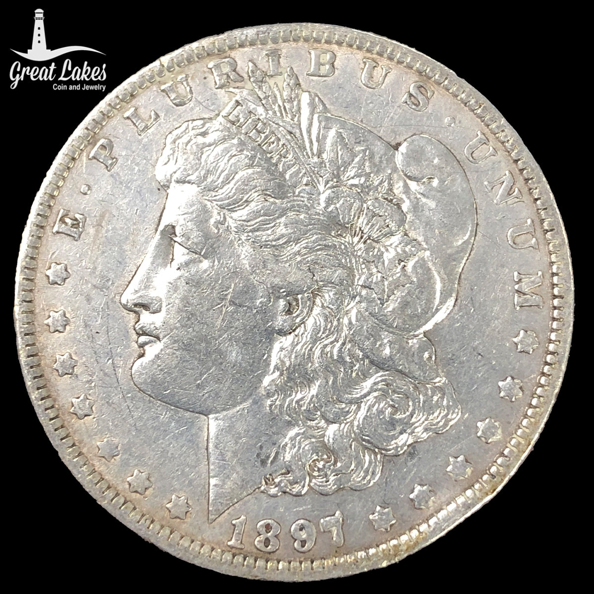 1897-O Morgan Silver Dollar (XF Details)