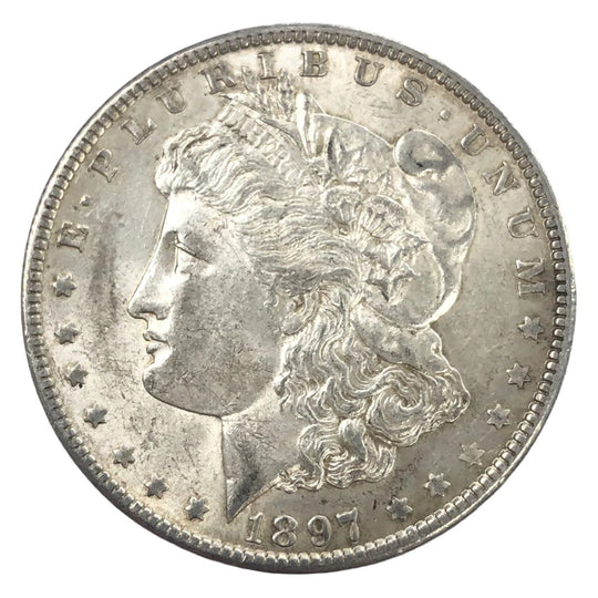 1897-O Morgan Silver Dollar (AU)