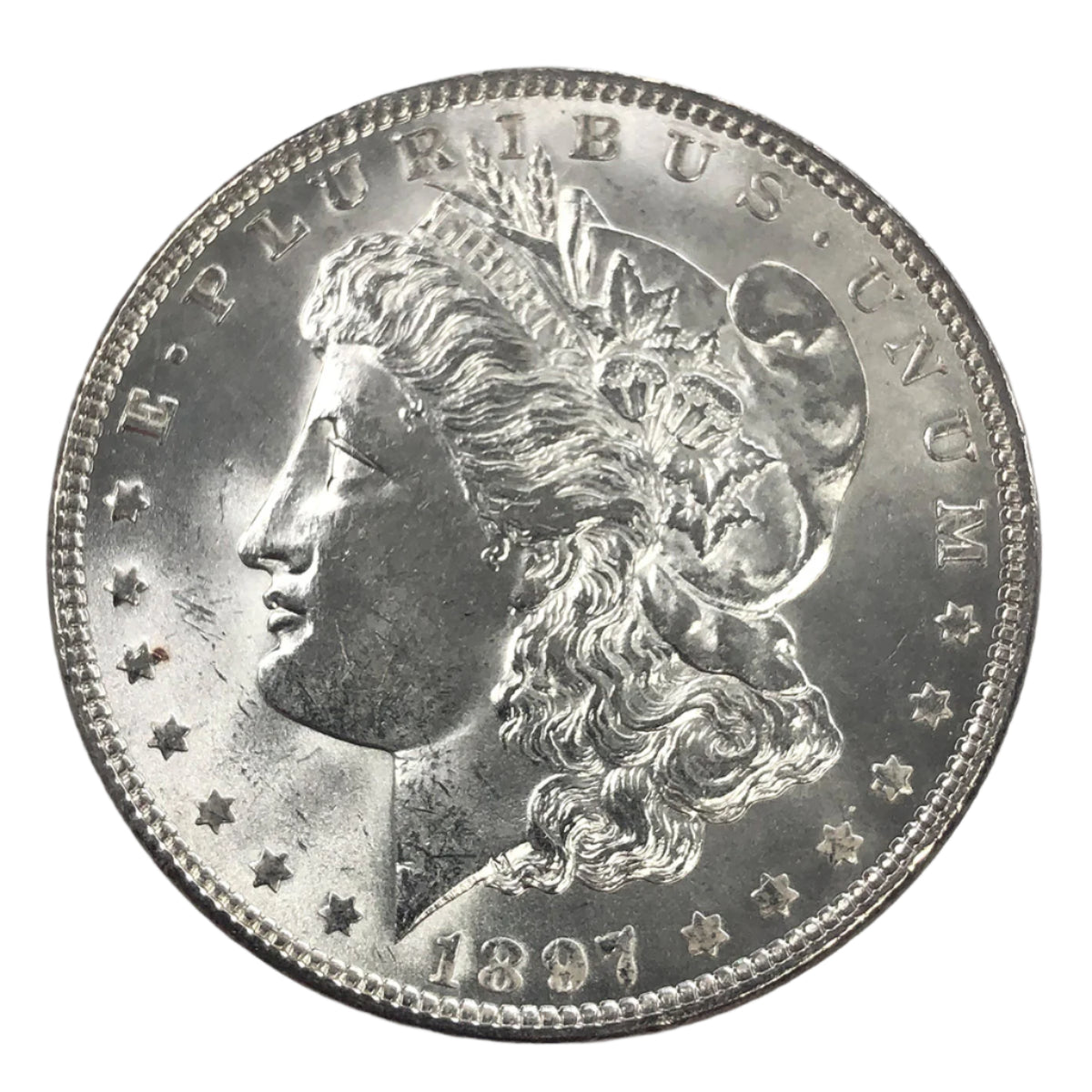 1897 Morgan Silver Dollar (BU)