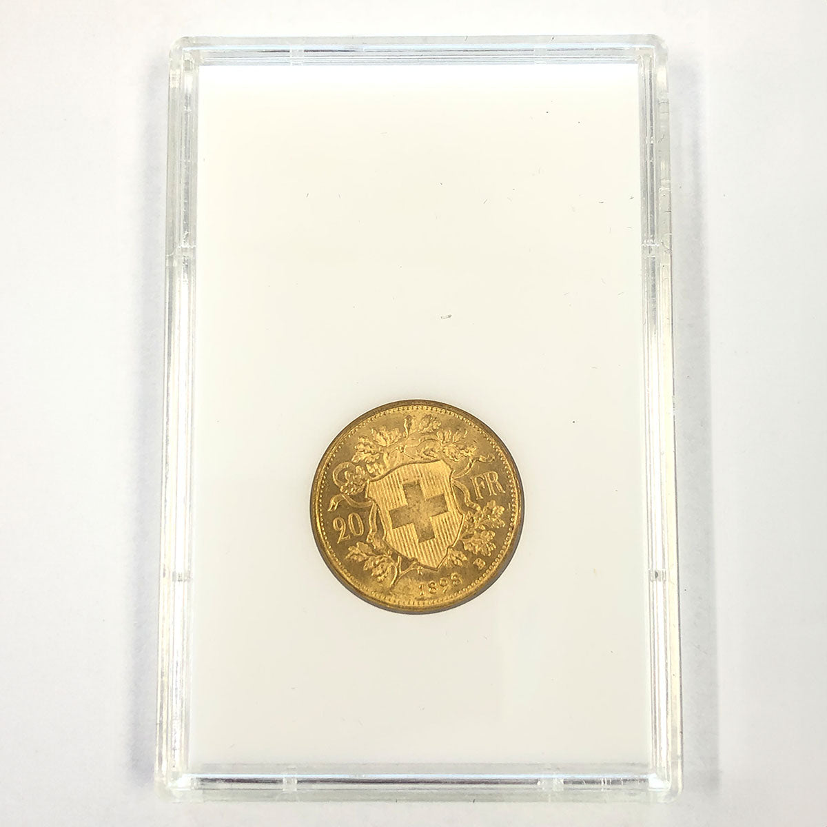 1898-B Switzerland 20 Francs Helvetia (MS60)
