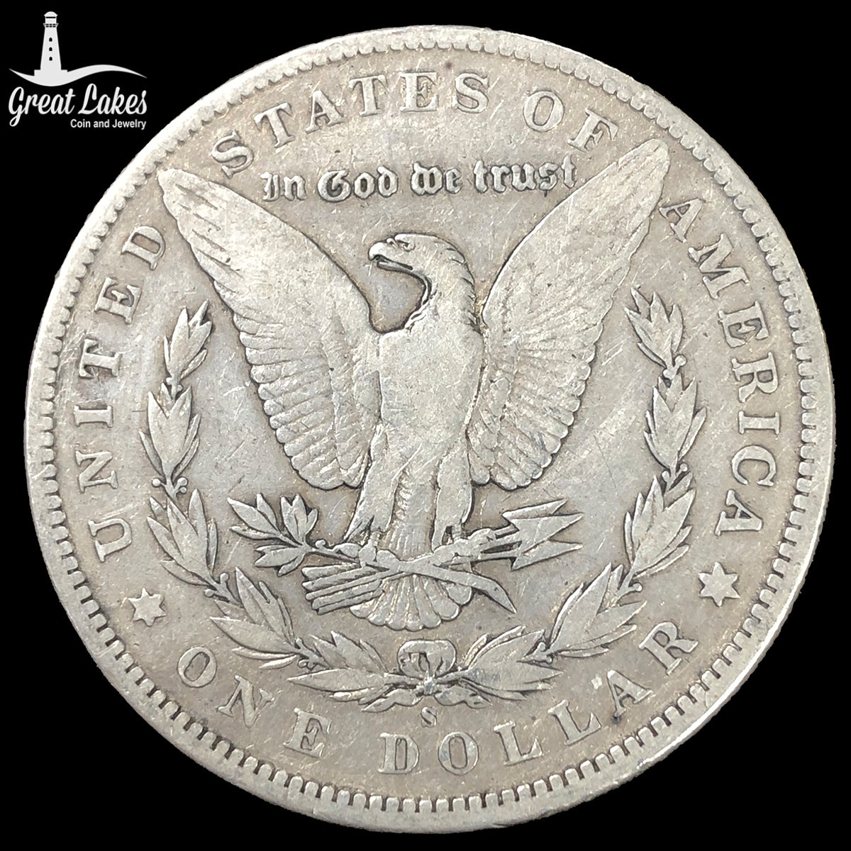1898-S Morgan Silver Dollar (F Details)