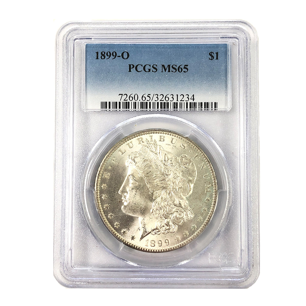1899-O Morgan Silver Dollar PCGS MS65