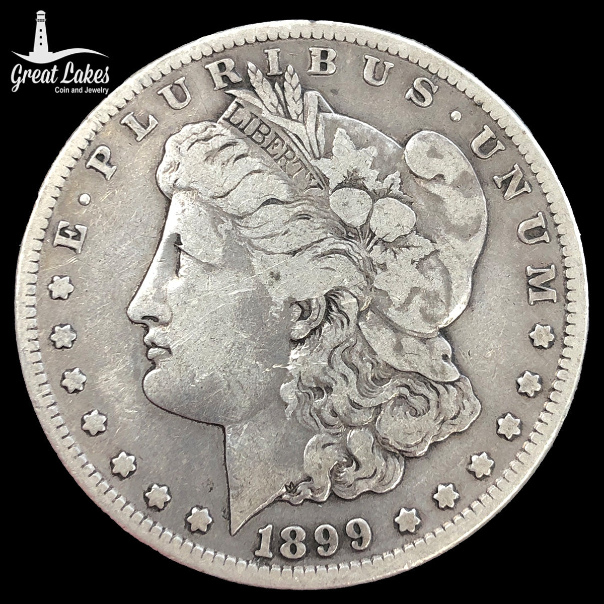 1899-S Morgan Silver Dollar (F Details)
