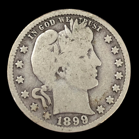 1899-S Barber Quarter (G)
