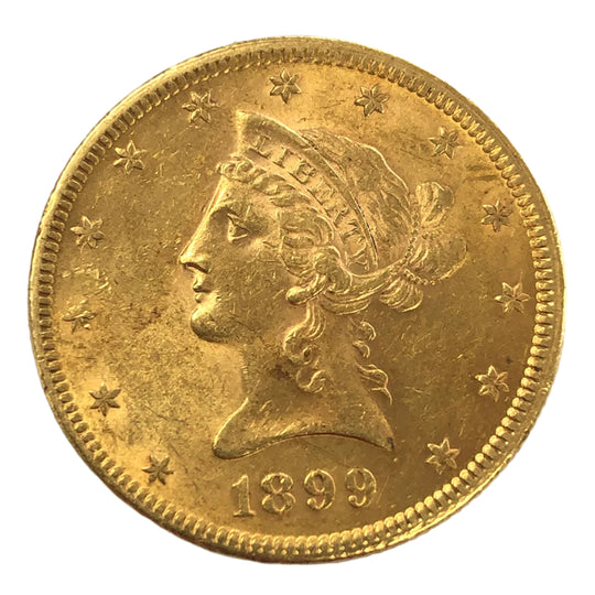 1899 $10 Liberty Gold Eagle (AU)