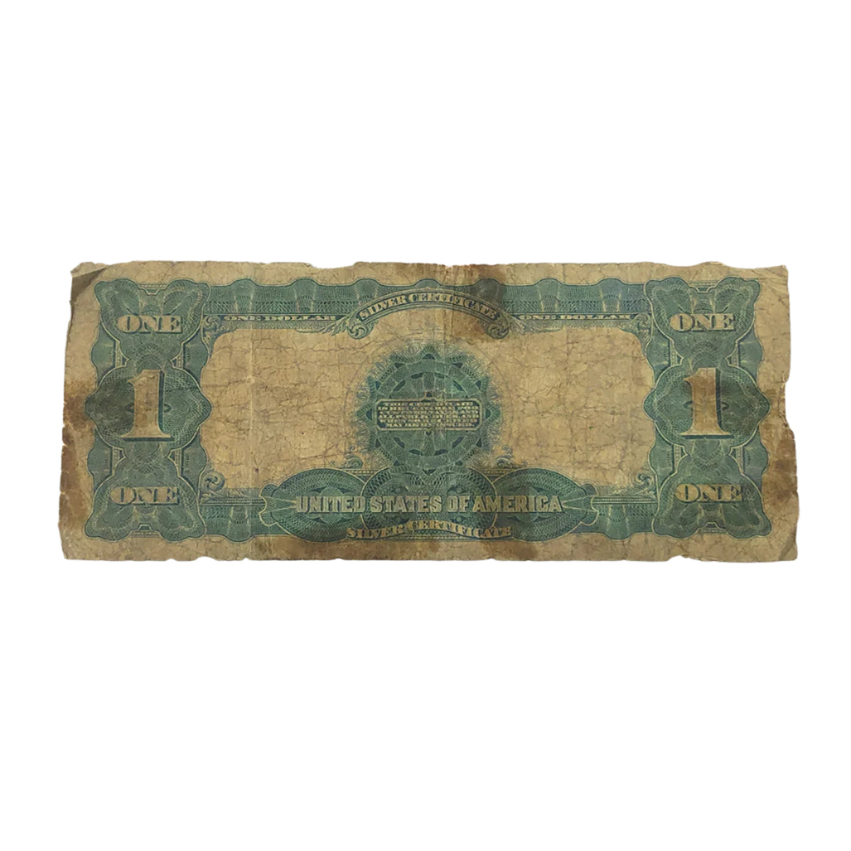 FR.227 1899 $1 Silver Certificate Black Eagle Note (Rag / Damaged)