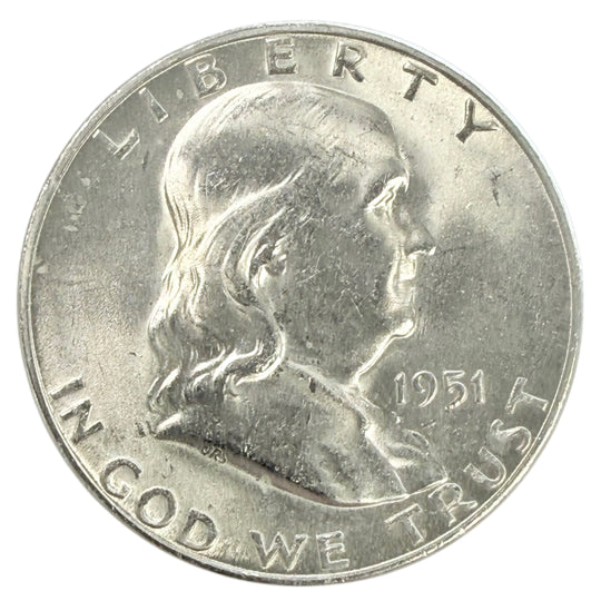 1951-S Franklin Half Dollar (BU)