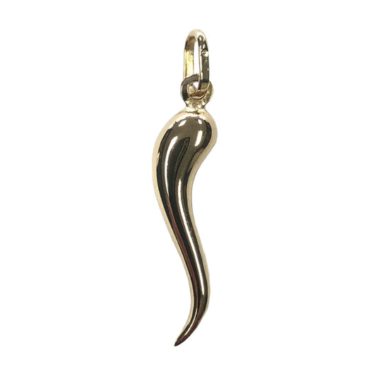 18k Gold Cornicello Pendant