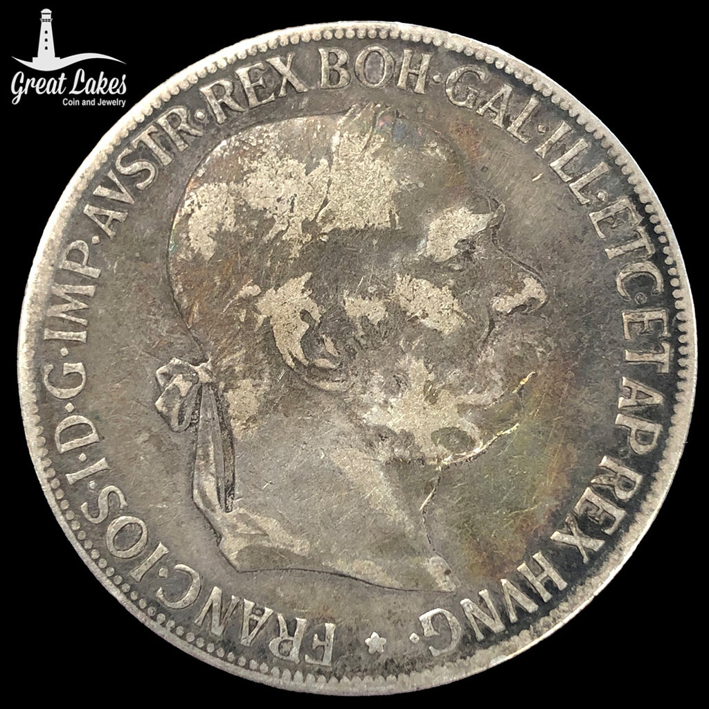 1900 Austria 5 Corona - Great Lakes Coin
