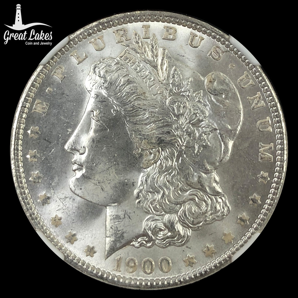 1900 Morgan Silver Dollar NGC MS63