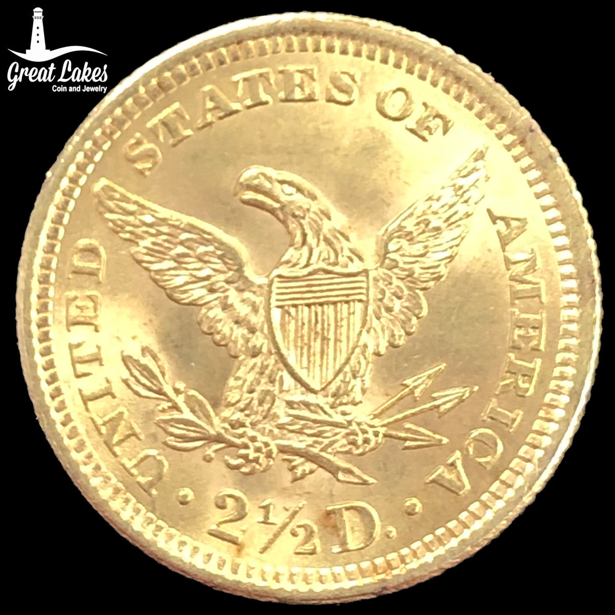 1900 $2.50 Liberty Gold Quarter Eagle (BU)