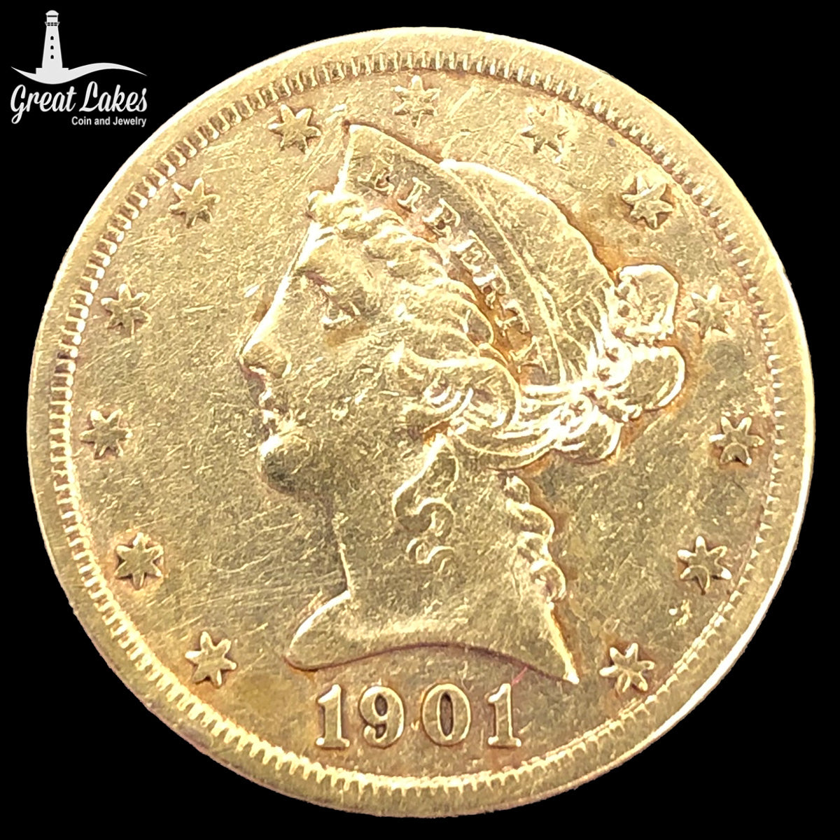 1901-S $5 Liberty Gold Half Eagle (Low Premium)