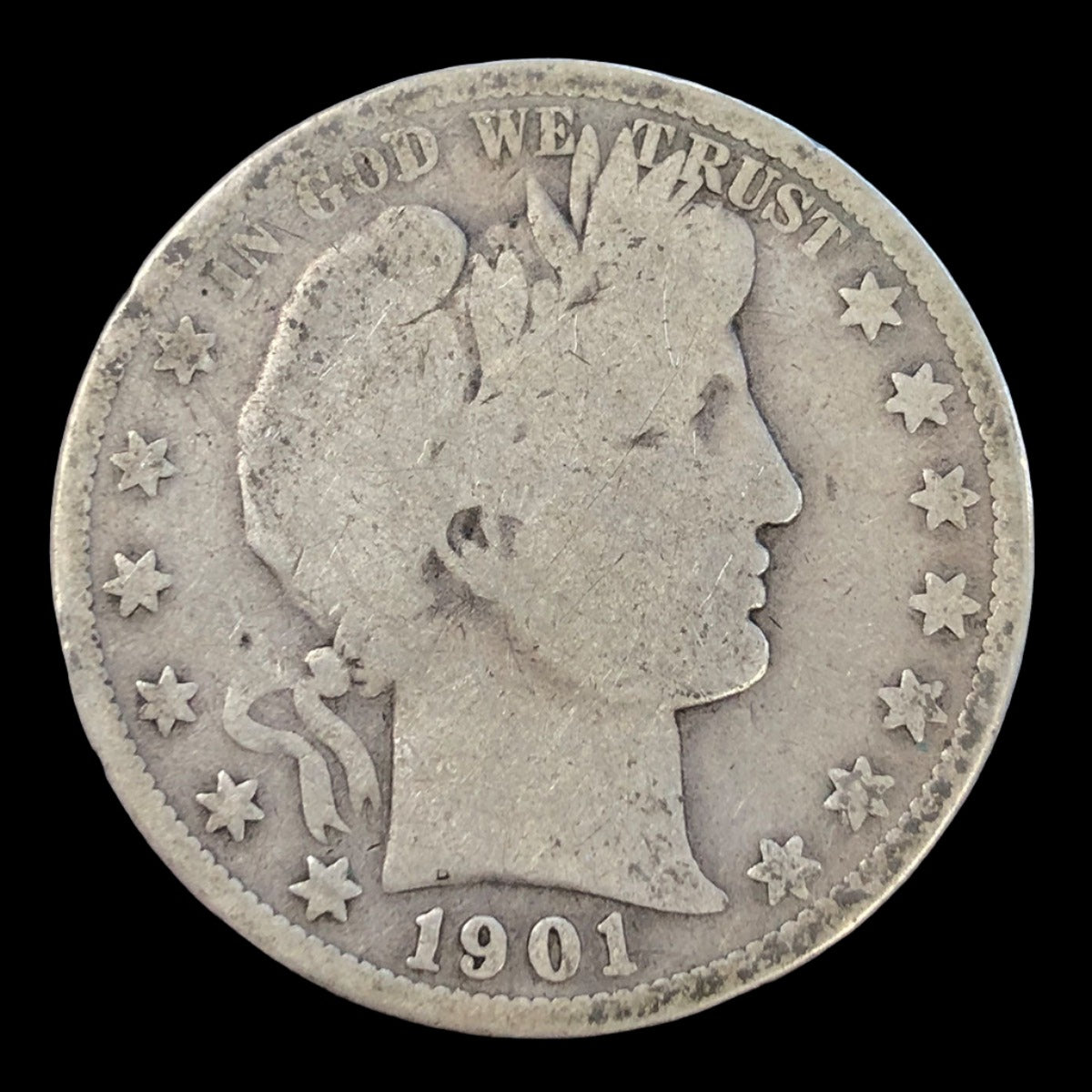 1901-S Barber Half Dollar (G)