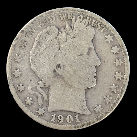 1901-S Barber Half Dollar (G)