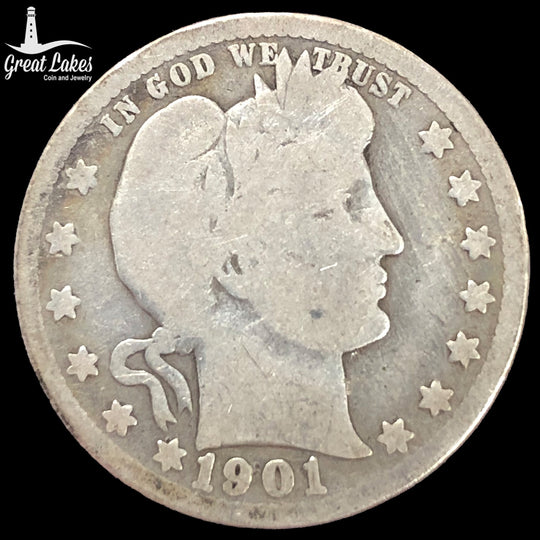 1901 Barber Quarter (G)