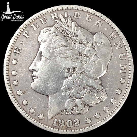 1902 Morgan Silver Dollar (VF Details)