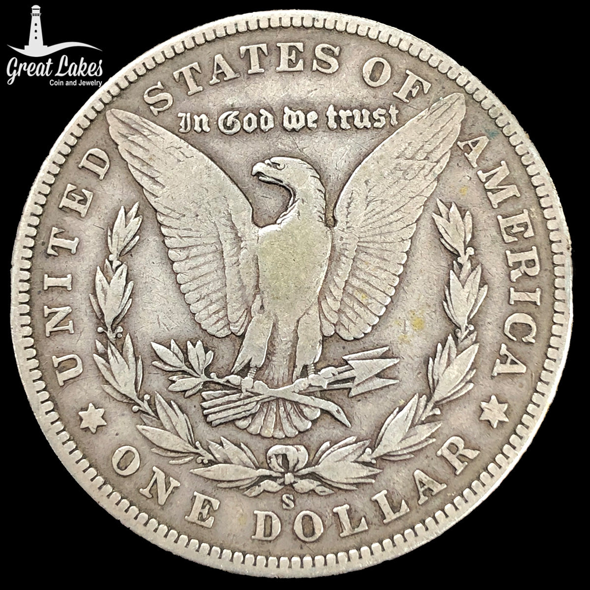 1904-S Morgan Silver Dollar (F)